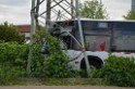 Schwerer Bus Unfall Koeln Porz Gremberghoven Neuenhofstr P194